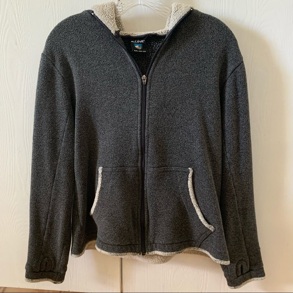 Kuhl Dark Gray Zip Up Hoodie